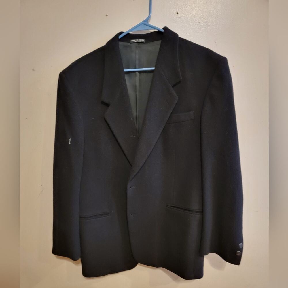 Mens 42R Alfani Made by Macys Black Blazer - Picture 10 of 11